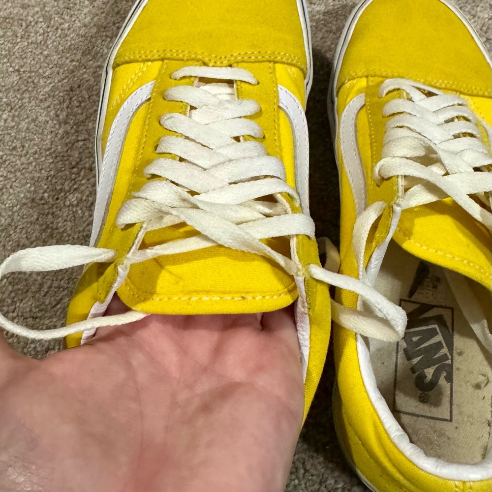 Vans Yellow Summer! Old Skool Size Women 8 Men 6.5